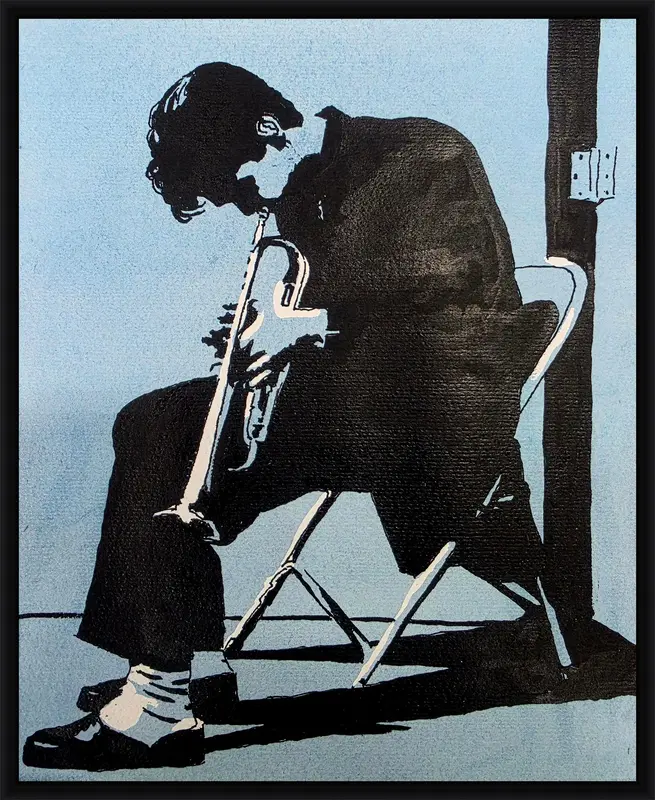 Concentrating shown in frame 2