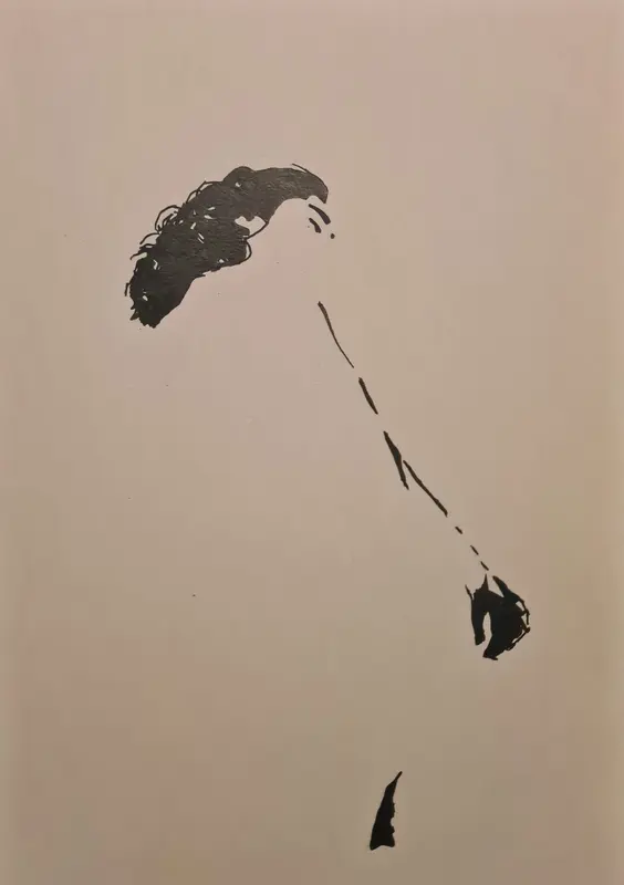 The Line — Ink on paper