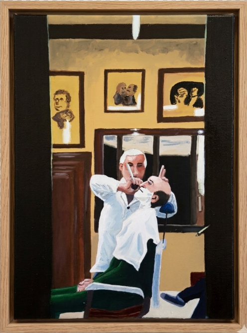 Barber displayed in a room setting 2