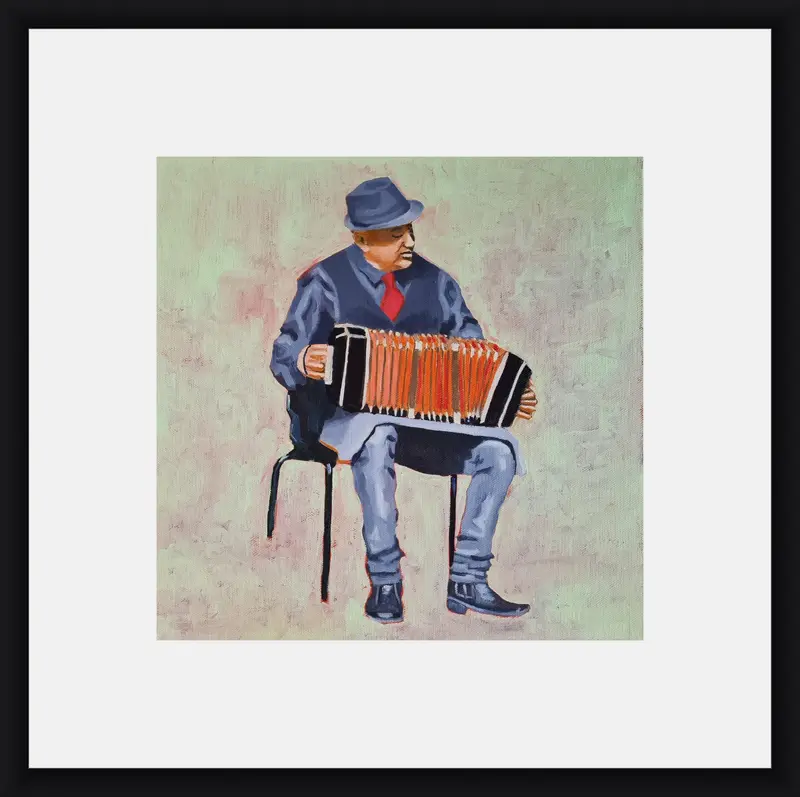 Bandoneon Man shown in frame 1