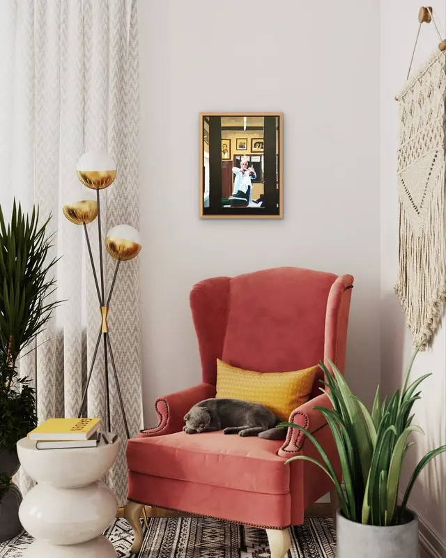 Barber displayed in a room setting 3