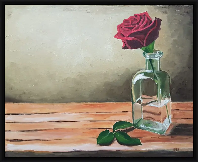 Blooming shown in frame 2