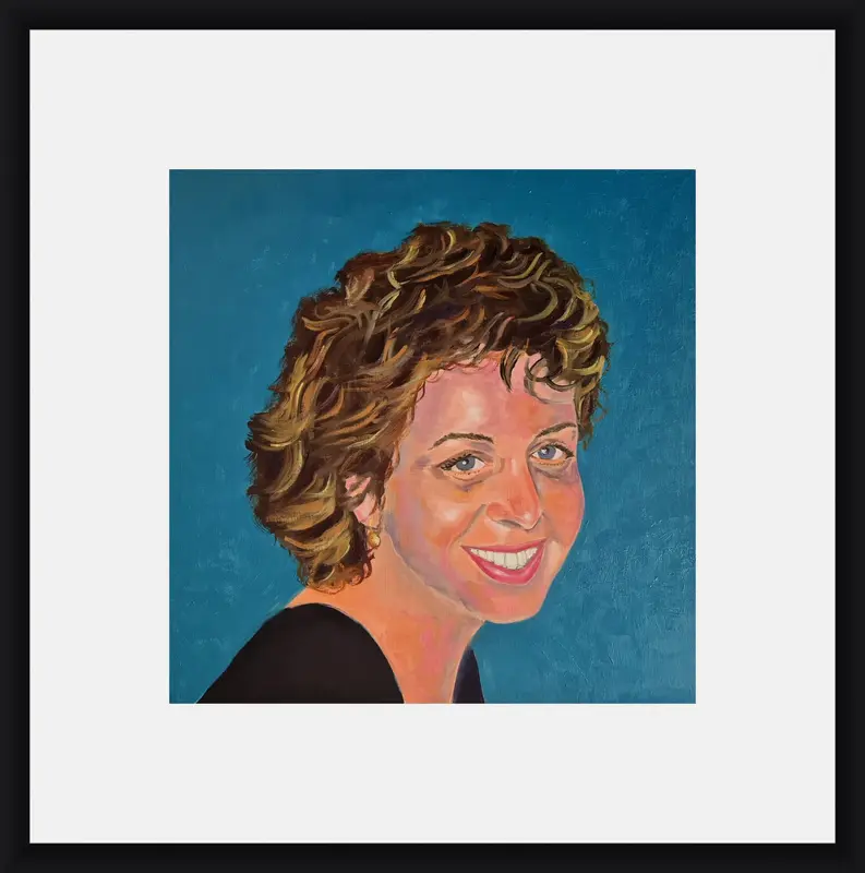 Blue eyes shown in frame 1