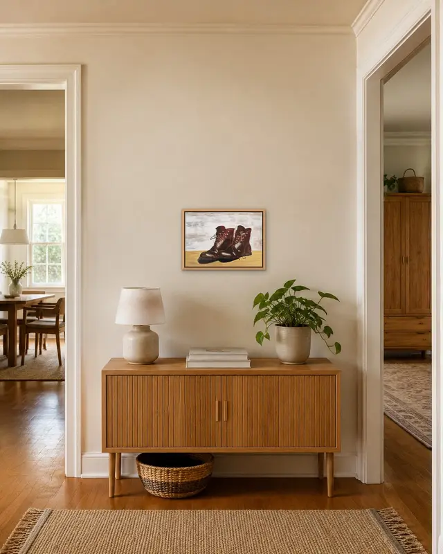 Boots displayed in a room setting 3