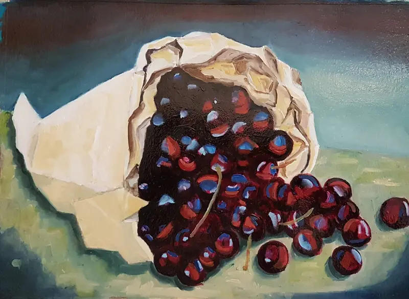 Cherries — Oil on canvas