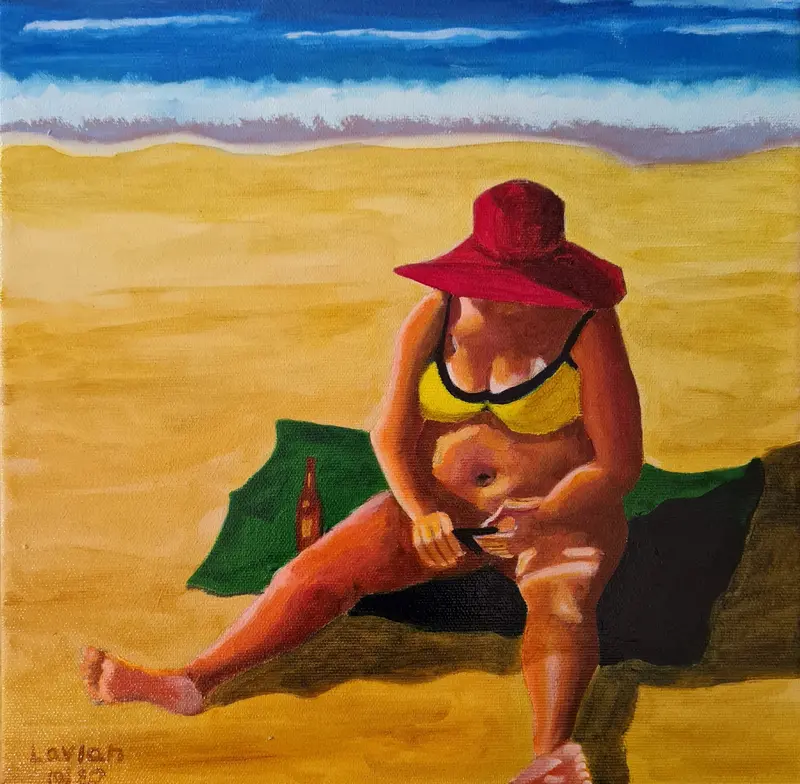 Cooking — Oil on canvas