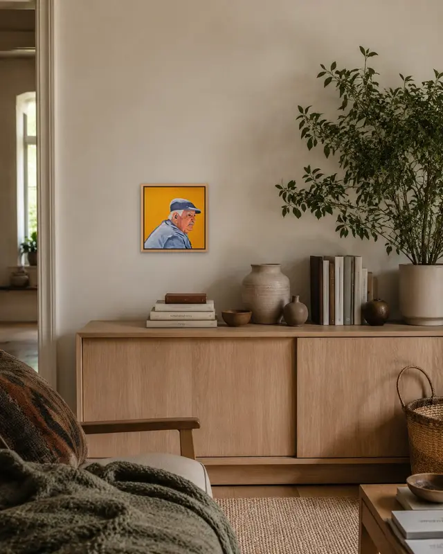 Dad displayed in a room setting 6