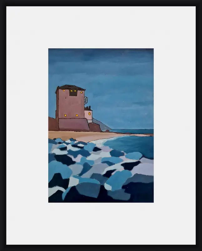 Darkness shown in frame 1