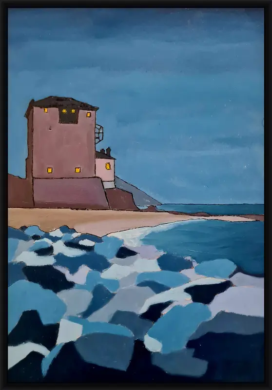 Darkness shown in frame 2