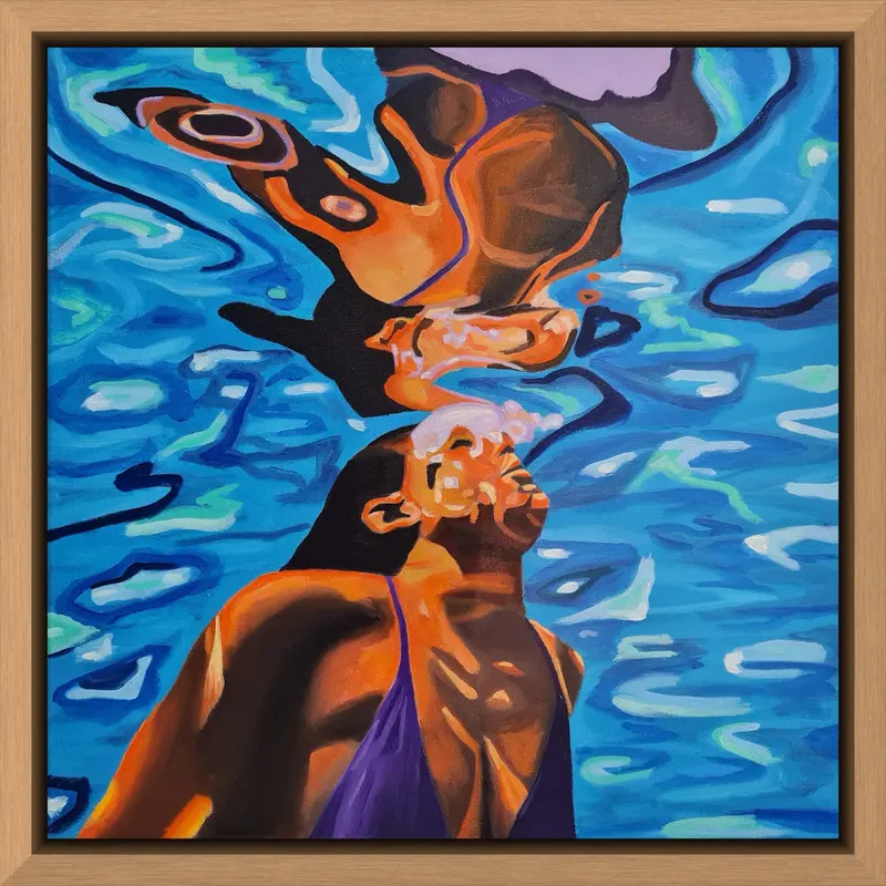 Bubbles shown in frame 2