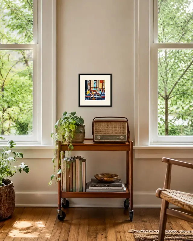 Florentin displayed in a room setting 1