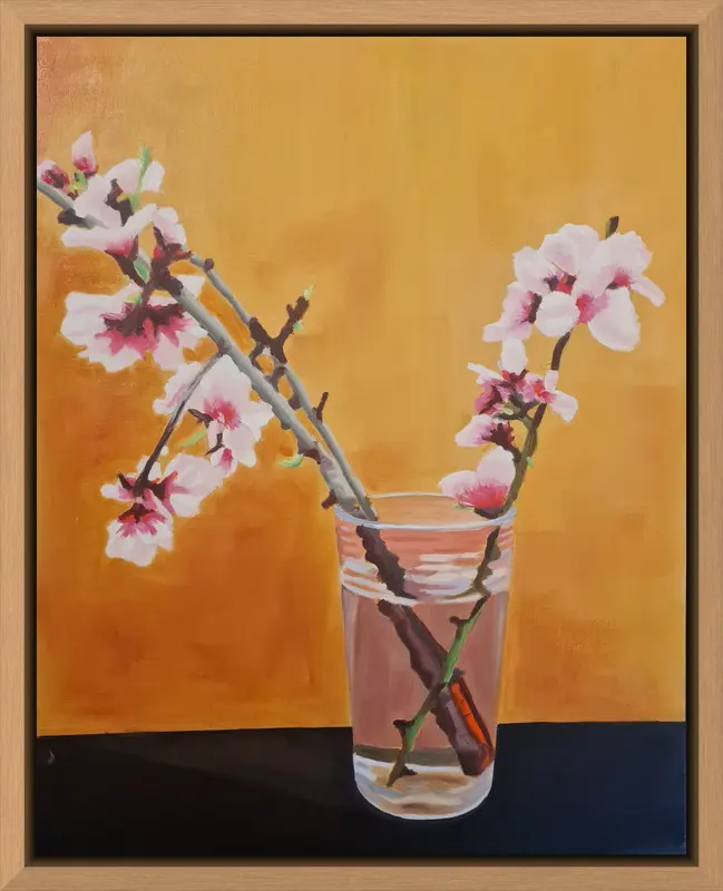 Flowering Almond shown in frame 2