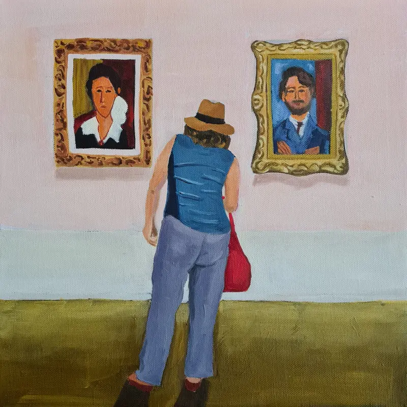 Get closer — Oil on canvas