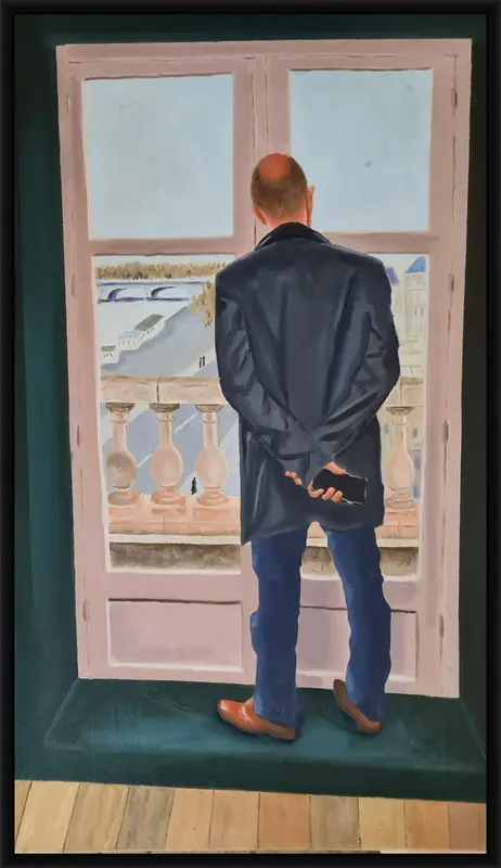 Homage to CAILLEBOTTE shown in frame 1