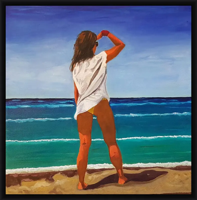 Horizon shown in frame 2