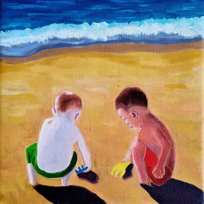 Kids — Oil on canvas
