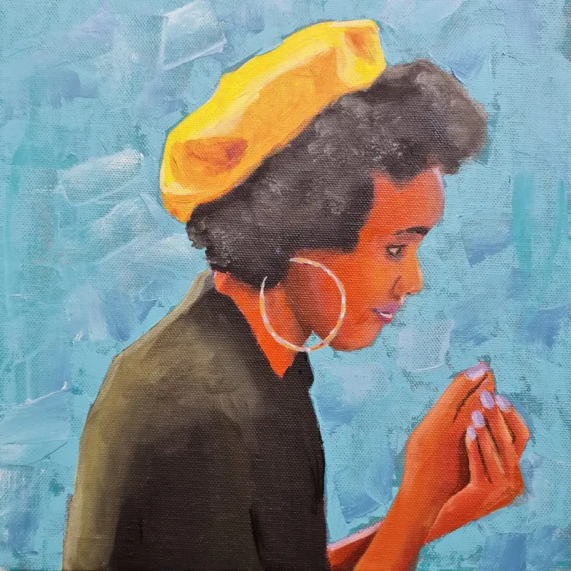 la Parisienne — Oil on canvas
