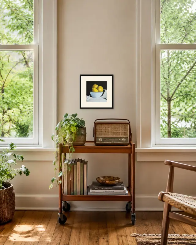 Lemons displayed in a room setting 2