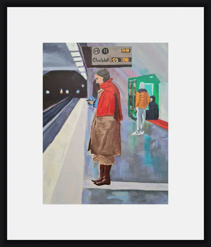 Metro shown in frame 1