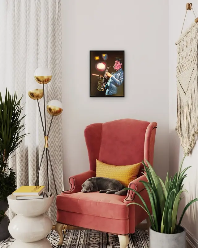 Night Jazz displayed in a room setting 3