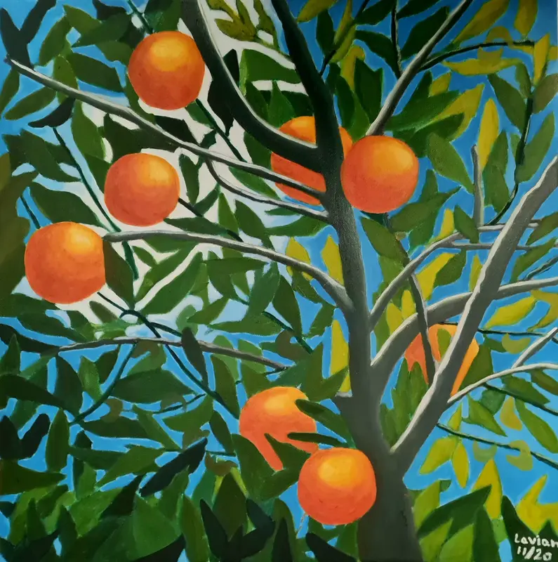 Oranges — Oil on canvas