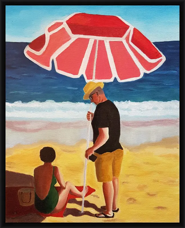 Pablo and Françoise shown in frame 2