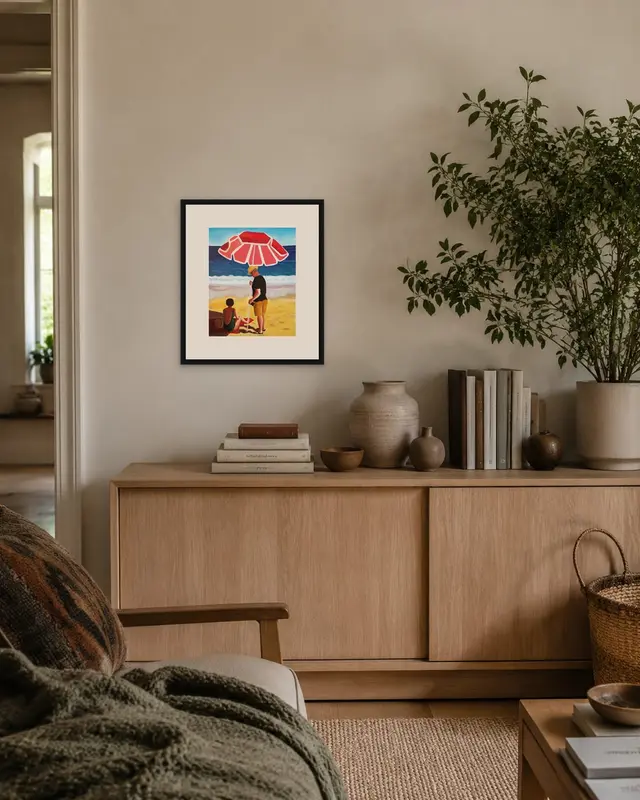 Pablo and Françoise displayed in a room setting 1