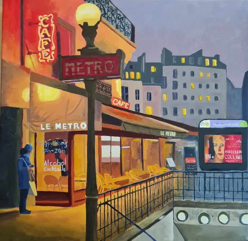 Paris Nights — Oil on canvas