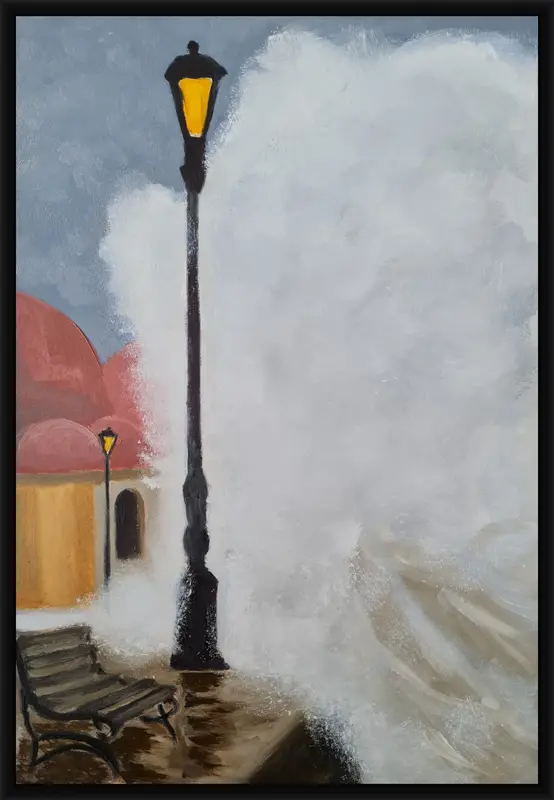 Perfect storm shown in frame 2