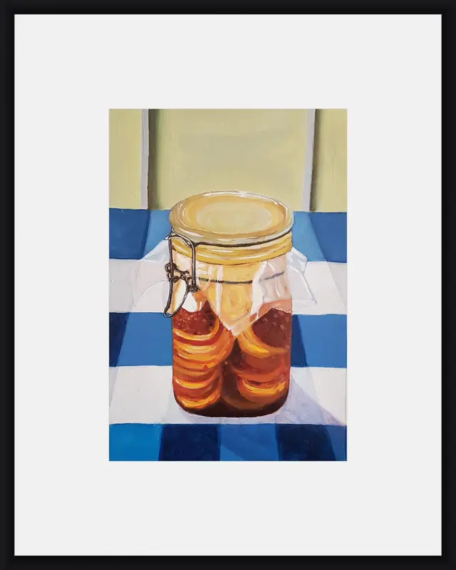 Pickles shown in frame 1