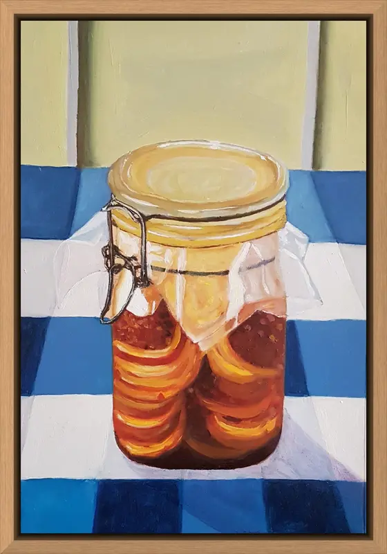 Pickles shown in frame 3