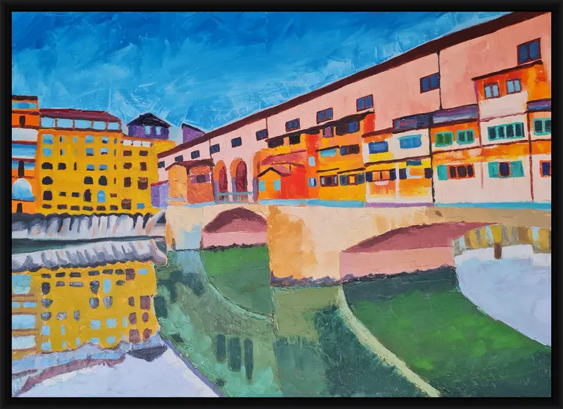 Ponte Vecchio shown in frame 1