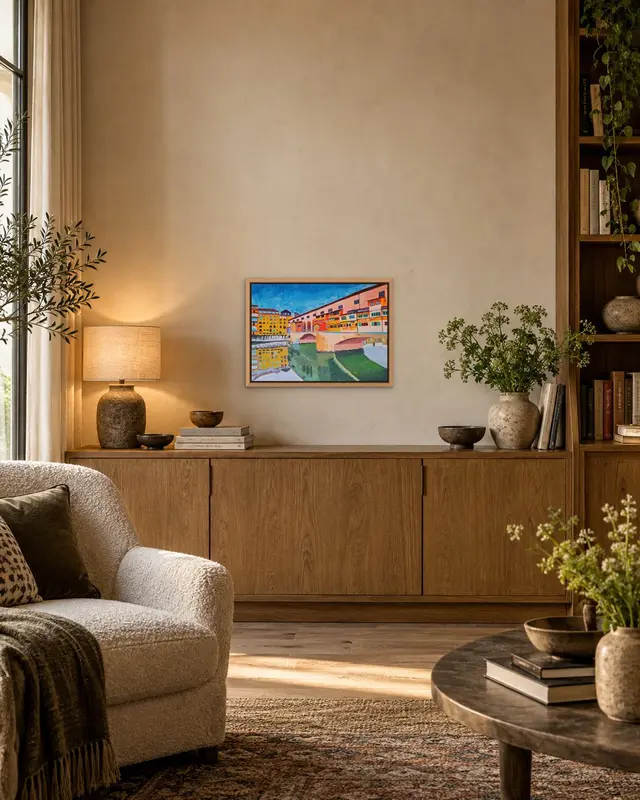 Ponte Vecchio displayed in a room setting 1