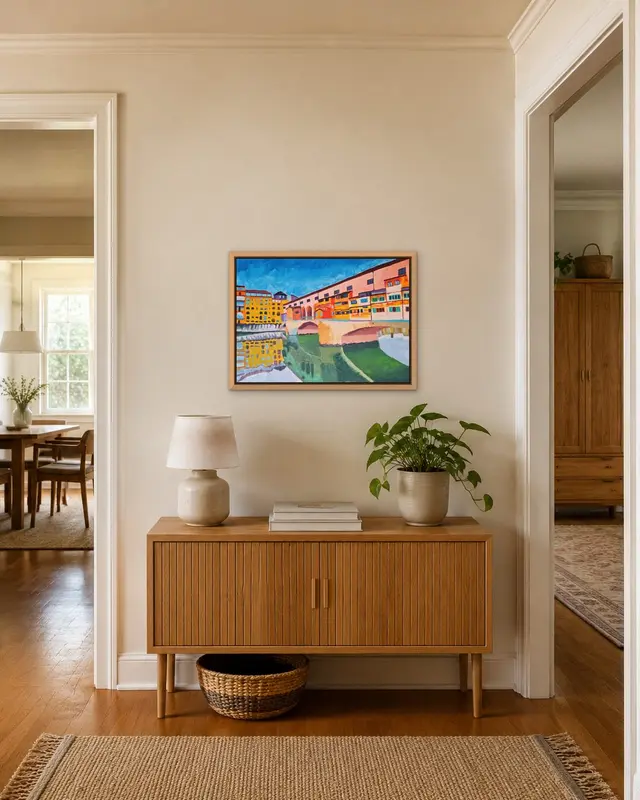 Ponte Vecchio displayed in a room setting 2