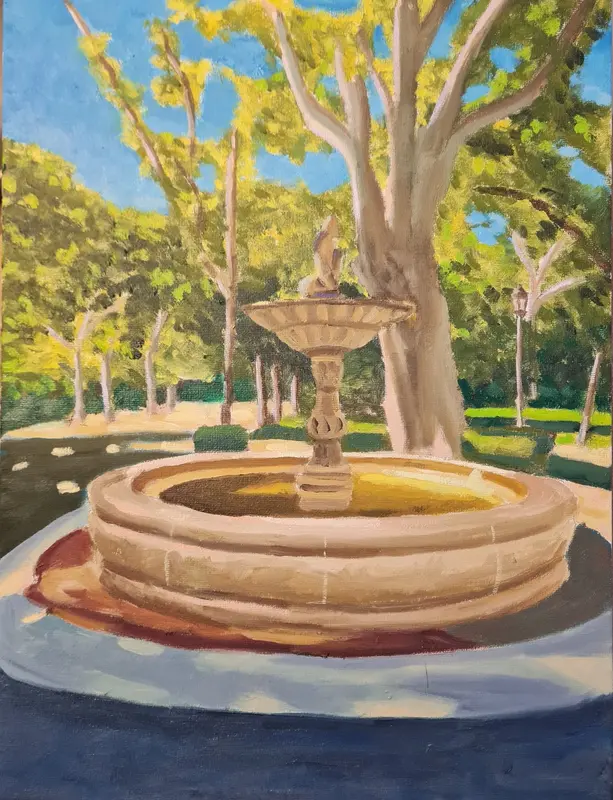 Prado Way — Oil on canvas
