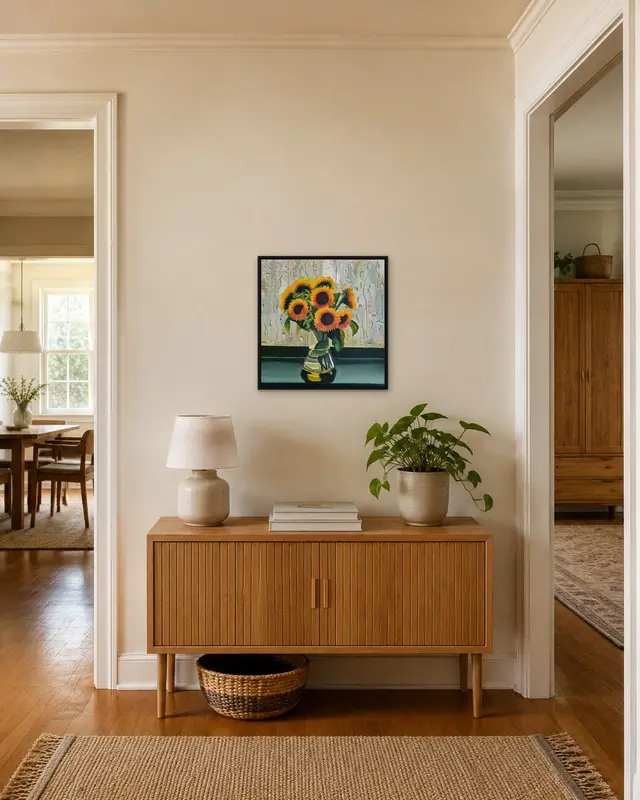 Rain Flowers displayed in a room setting 2