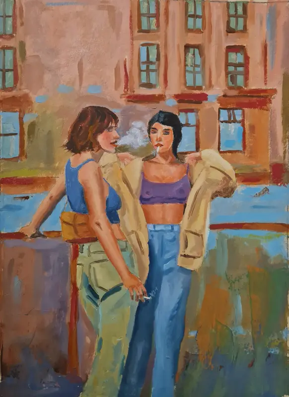 Ready for the Ball — Oil on canvas