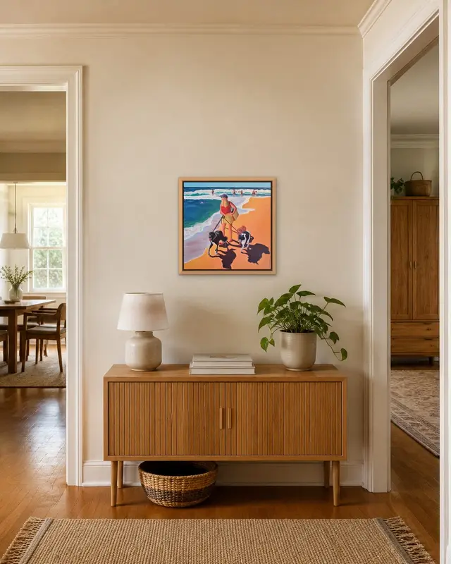 Secured displayed in a room setting 2
