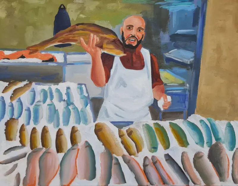 Side by Side — Oil on canvas