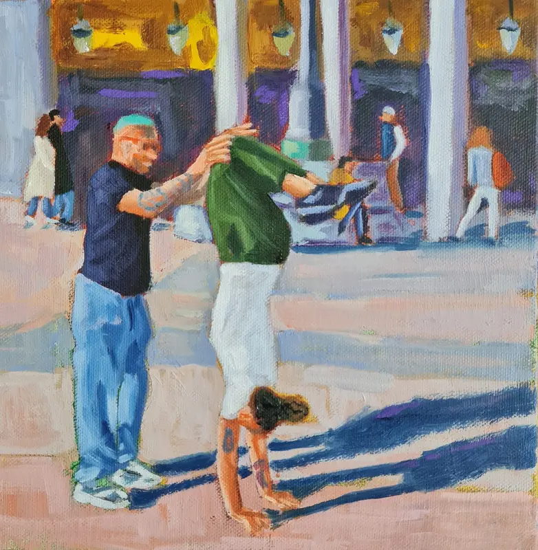Stand by me — Oil on canvas