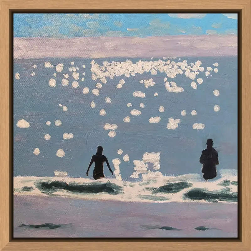 Sunset shown in frame 3
