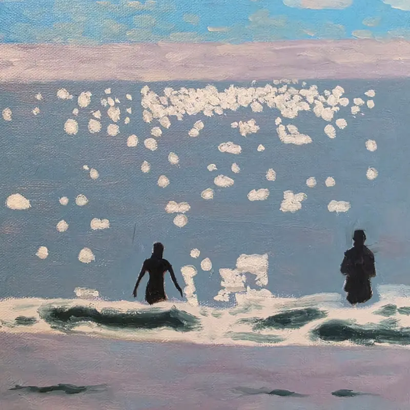 Sunset — Oil on canvas