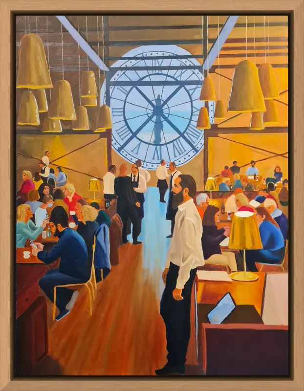 The Clock shown in frame 2