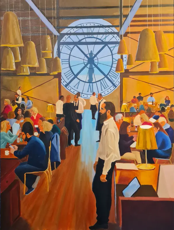 The Clock — Oil on canvas