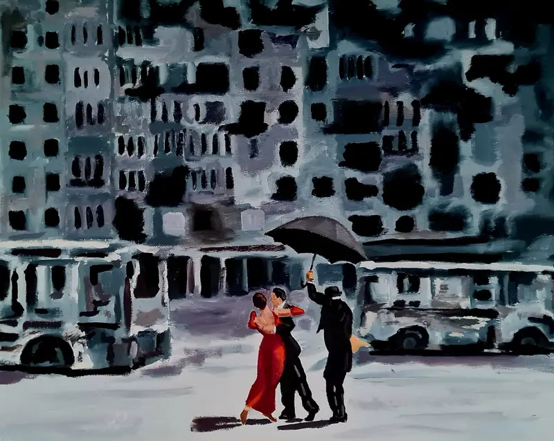 The Dance — Oil on canvas