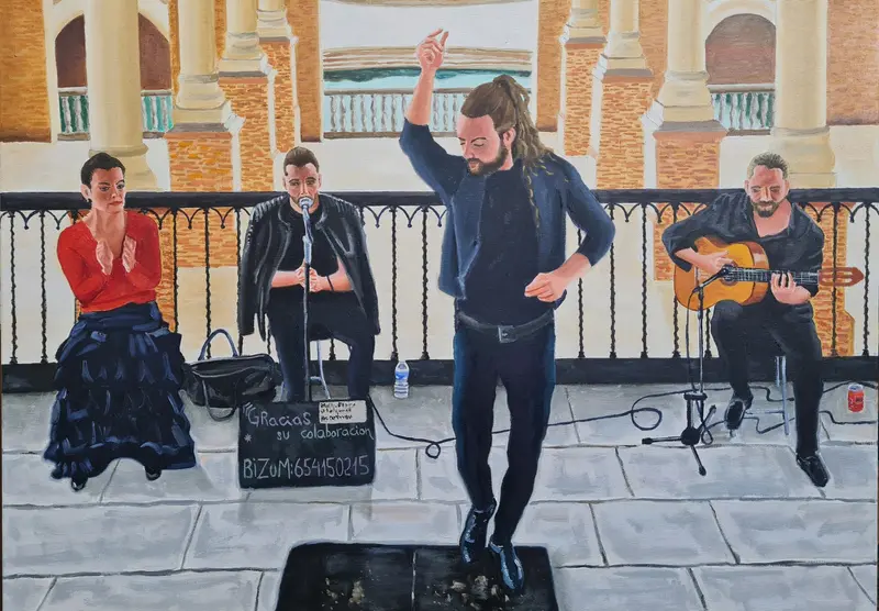 The Dancer — Oil on canvas