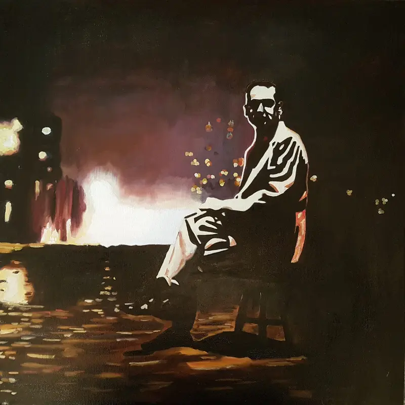 The Jazz king — Oil on canvas