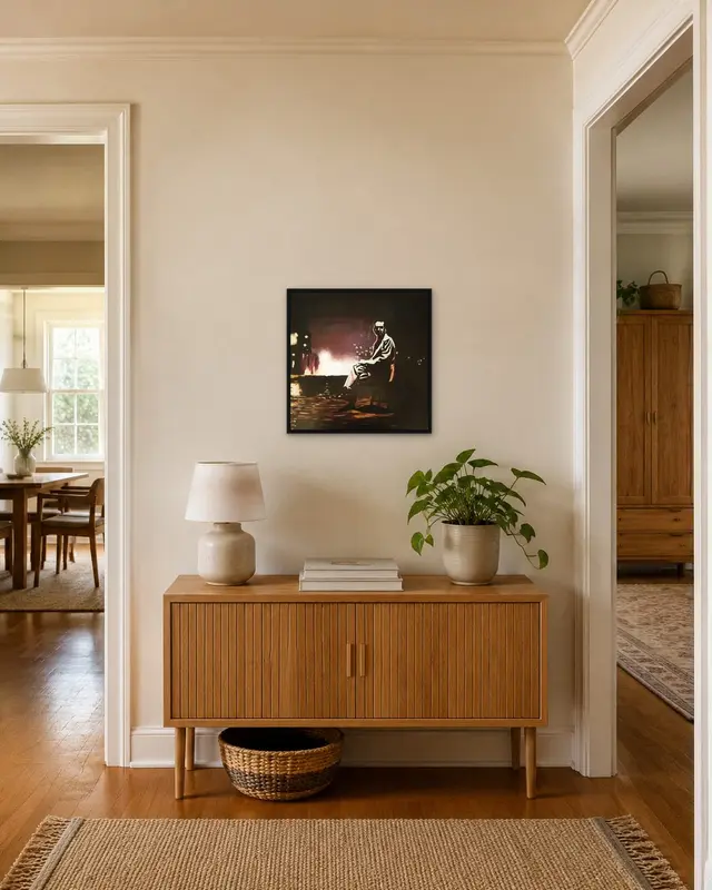 The Jazz king displayed in a room setting 2