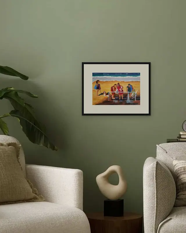 The Lady with the Little Dog displayed in a room setting 1