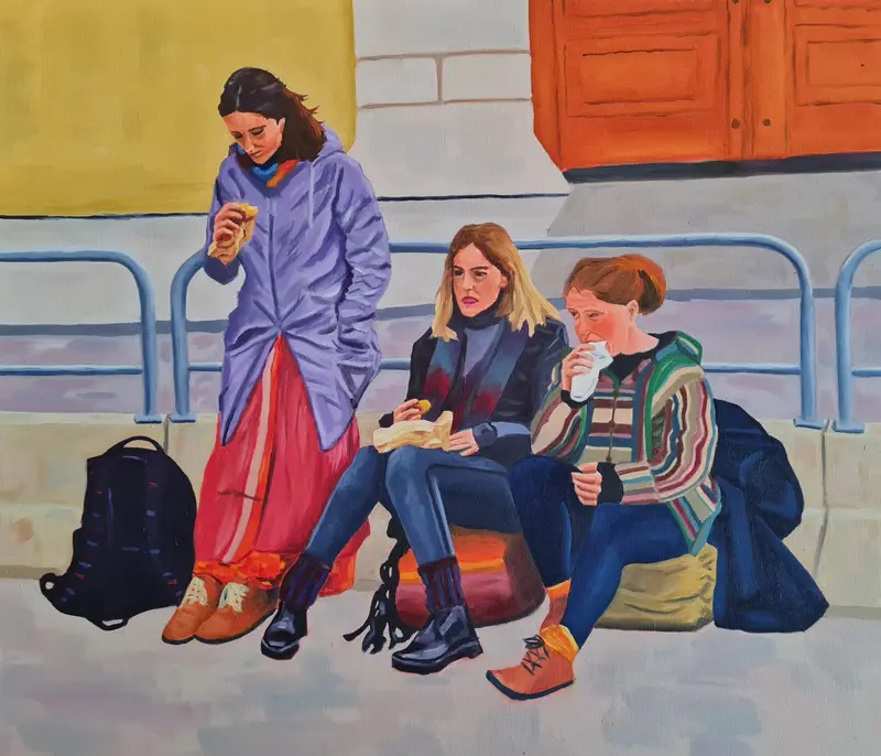 The Meal — Oil on canvas